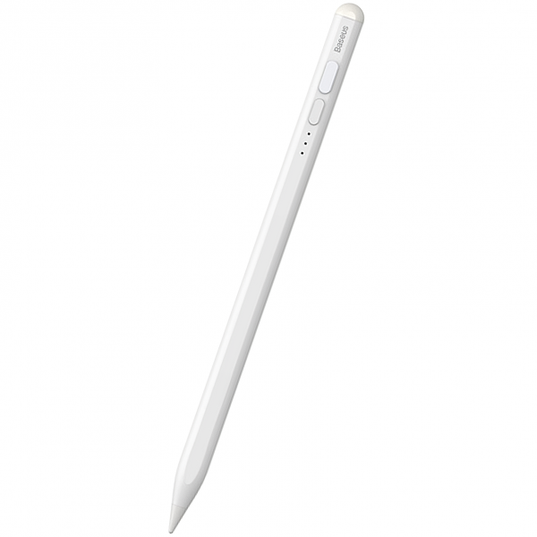 Touch Pen Baseus Smooth Writing 2 Series pentru Apple iPad, Versiune Activ, Alb SXBC060502