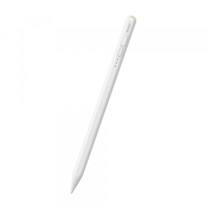 Touch Pen Baseus Smooth Writing 2 Series pentru Apple iPad, Versiune Wireless Led Activ, Alb SXBC060402