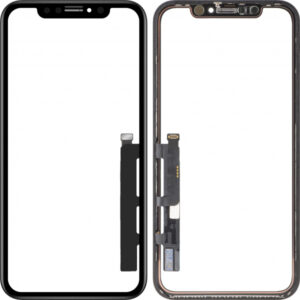 Touchscreen Forward Guard OCA pentru Apple iPhone XR, Versiune IC, Negru