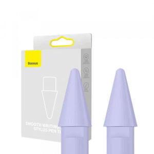 Varf Touch Pen Baseus Smooth Writing pentru Apple Pencil (Generatia 1 / 2), Set 2 bucati, Mov P80015901511-00