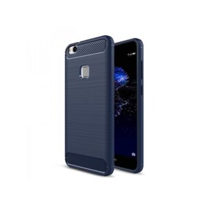 Husa Carbon Fiber Samsung Galaxy S10 Plus, SM G975F Albastra