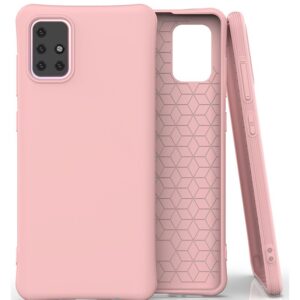 Husa Anti Shock Matt TPU Samsung Galaxy A51, A515 Roz