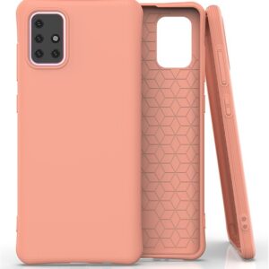 Husa Anti Shock Matt TPU Samsung Galaxy A51, A515 Orange