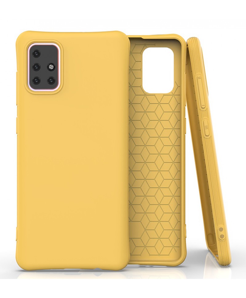 Husa Anti Shock Matt TPU Samsung Galaxy S20 Ultra Galben, G988