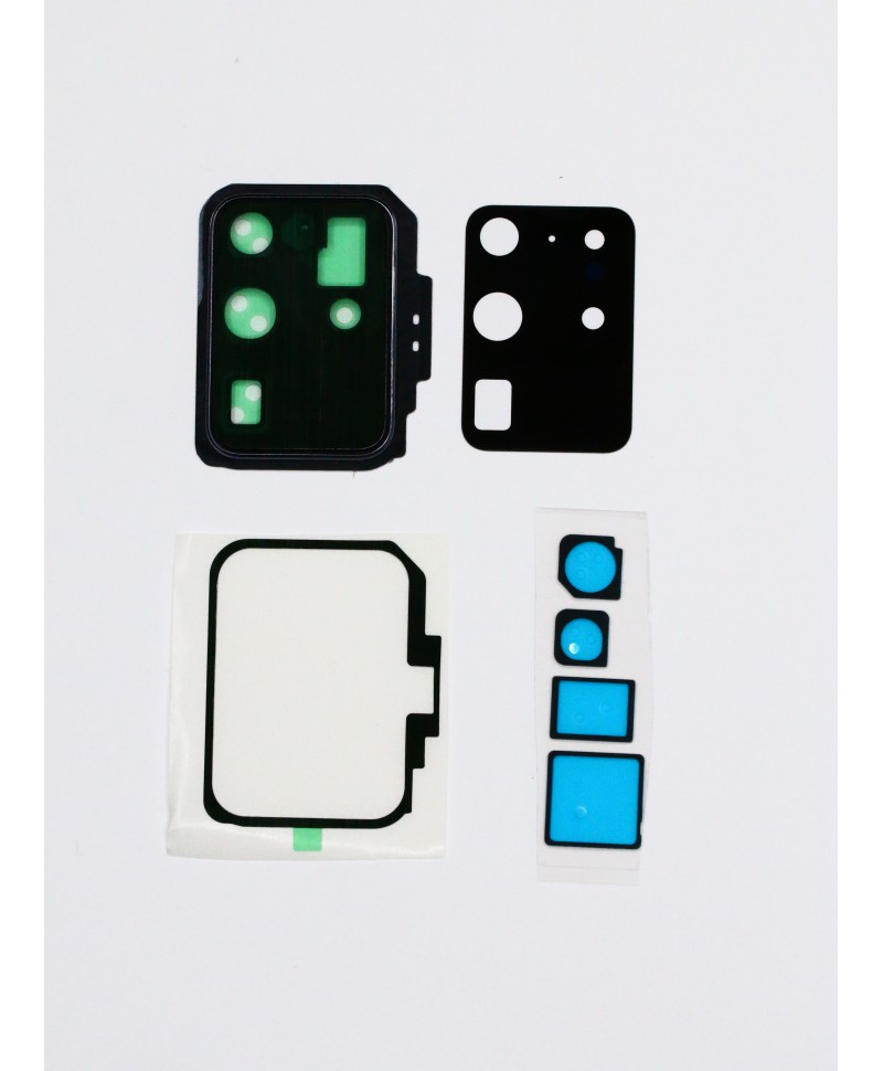 Geam Camera Samsung Galaxy S20 Ultra, G988 Negru Set