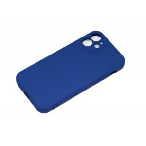 Husa Silicone Case Apple iPhone 12 Albastra