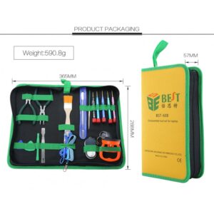 Trusa reparatie laptop, tableta sau telefoane BEST BST-608 / BST-111, 18 piese