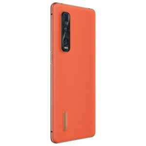 Capac Baterie Oppo Find X2 Pro Cu Geam Camera Orange