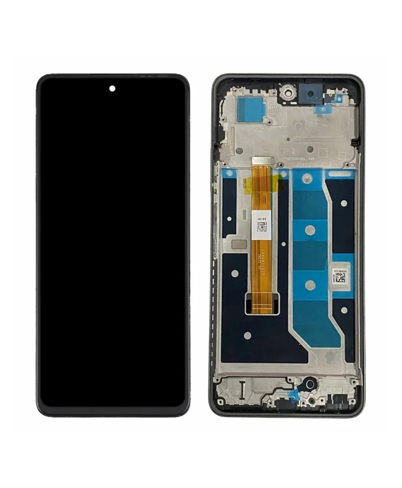 Ecran LCD Display Cu Rama Realme C67 4G, Black Rock