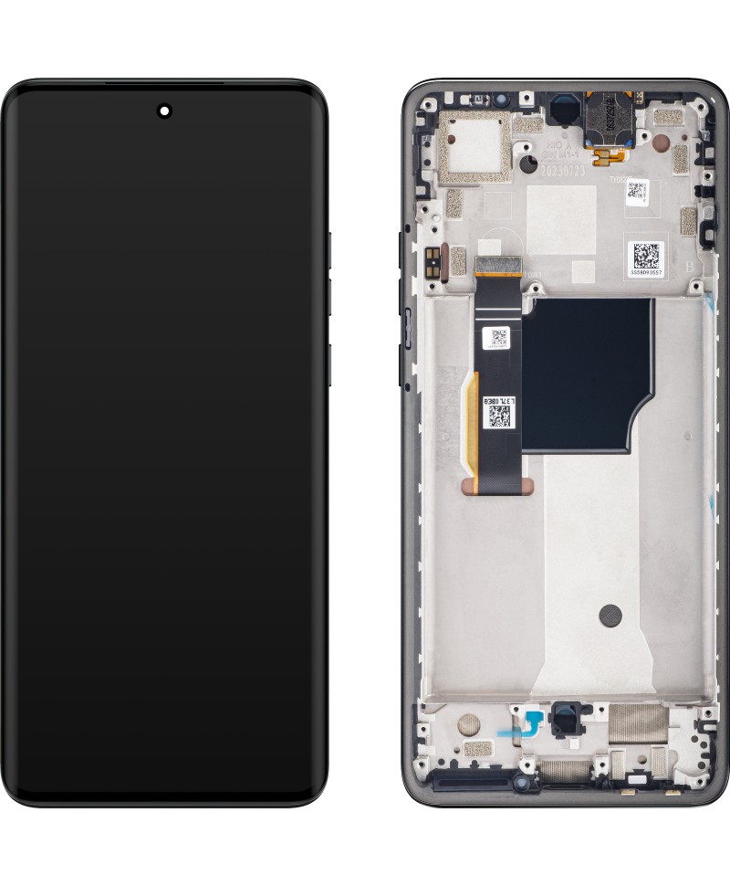 Ecran LCD Display Motorola Edge 40 Neo Negru Cu Rama