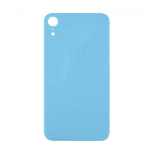 Capac Baterie Apple iPhone XR Albastru, cu gaura camera mare