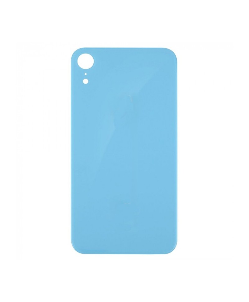 Capac Baterie Apple iPhone XR Albastru, cu gaura camera mare