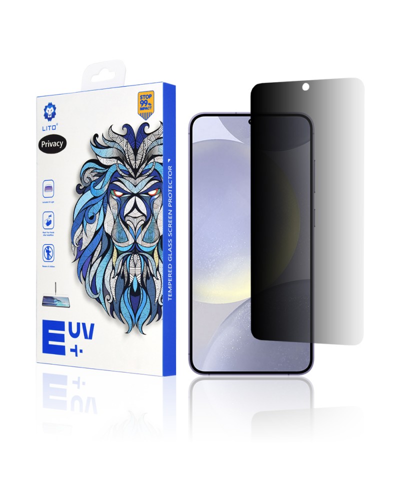 Geam Soc Protector 3D UV Privacy Samsung Galaxy S25 Edge, S25 PLUS