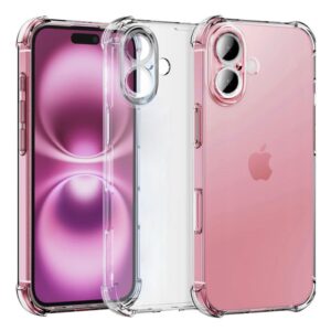 Husa Clear Silicon iPhone 16 Plus Transparenta