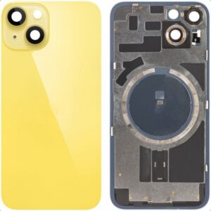 Capac Baterie iPhone 14 Galben Complet Cu Rama