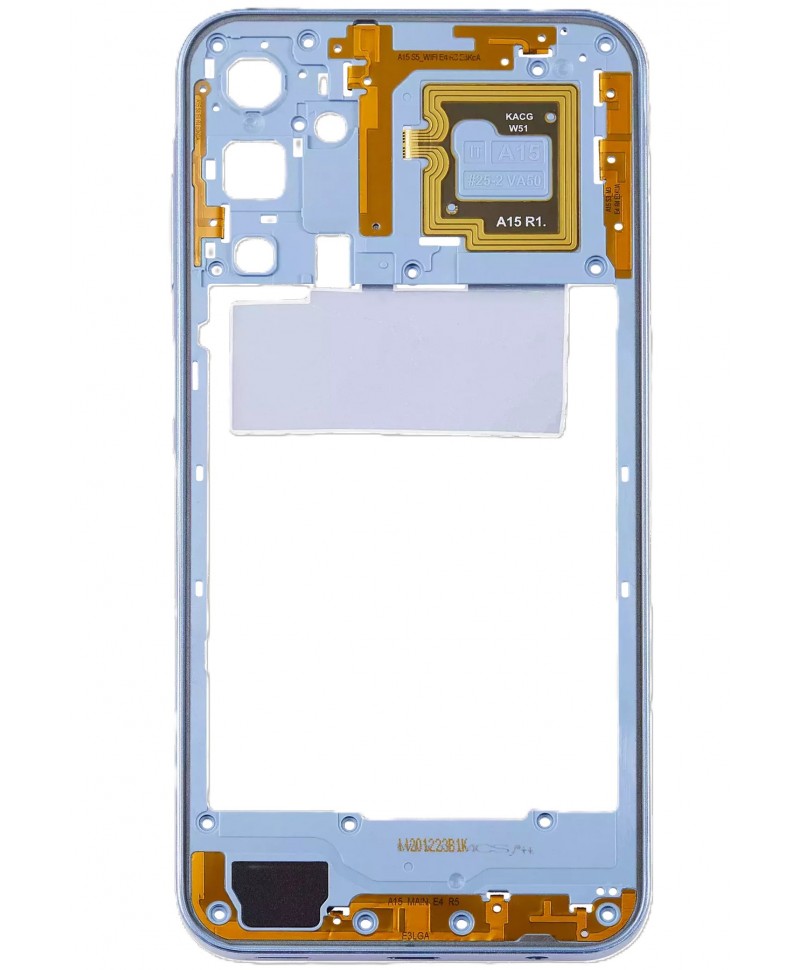 Mijloc Samsung Galaxy A15, A156, A155 Albastru