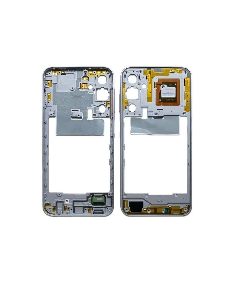 Mijloc Samsung Galaxy A25, A256 Fantasy Blue, Argintiu
