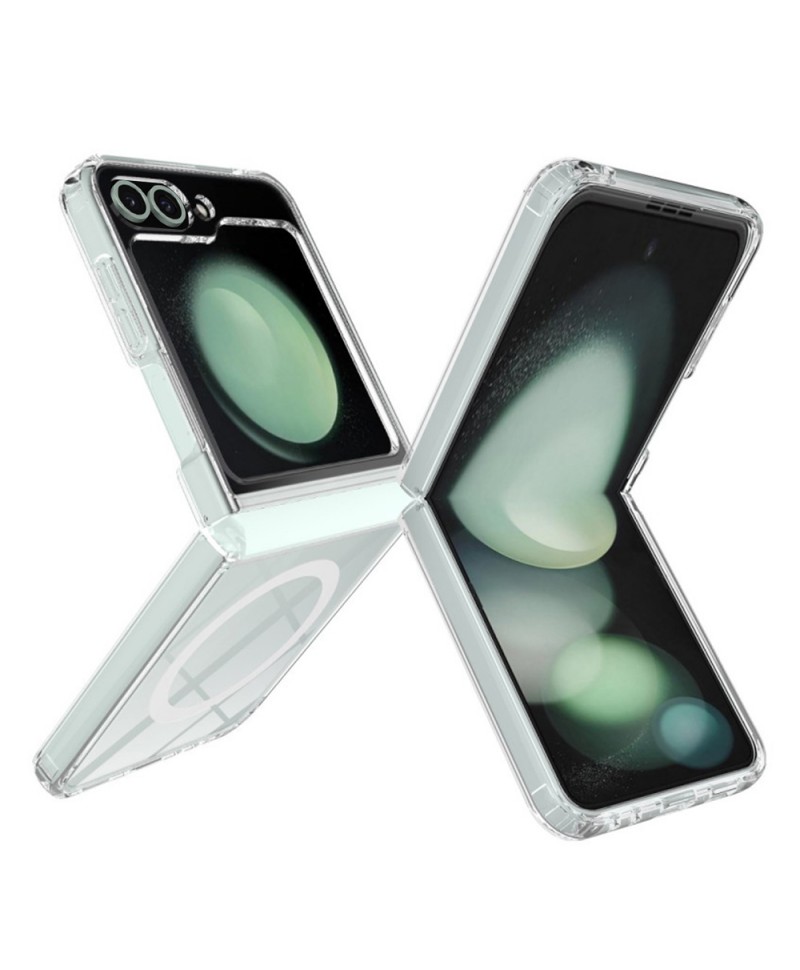 Husa Techsuit MagSafe Pro Samsung Galaxy Z Flip6, Z Flip7 FE Transparenta