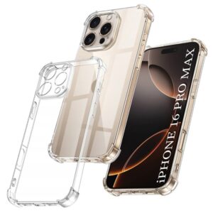 Husa Clear Silicon iPhone 16 Pro Max Transparenta