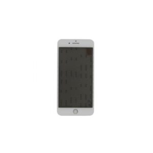 Geam cu Rama + OCA + Polarizator Apple iPhone 8 Plus Alb