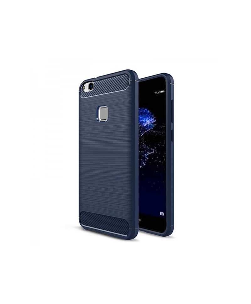 Husa Carbon Fiber Apple iPhone XR 6.1 Albastra