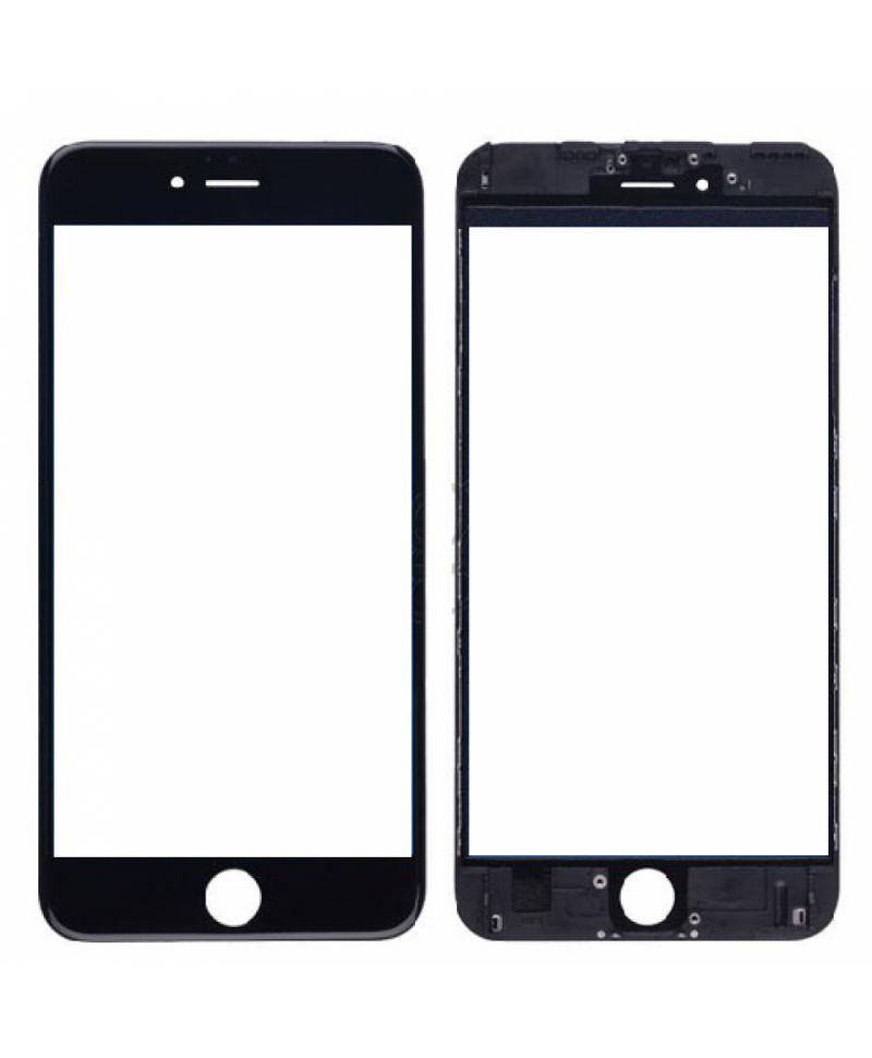 Geam cu Rama + OCA Apple iPhone 7 Alb