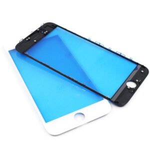 Geam cu Rama + OCA Apple iPhone 8 Plus Negru