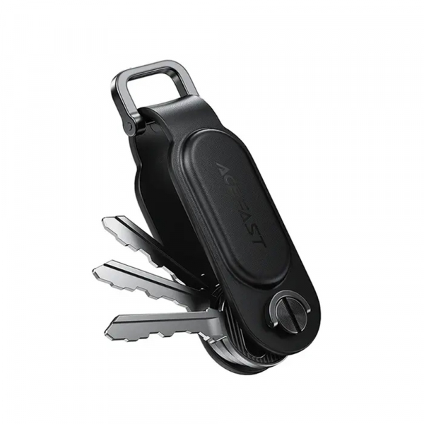 Acefast SmartTag Keychain SS pentru iOS Series, Negru