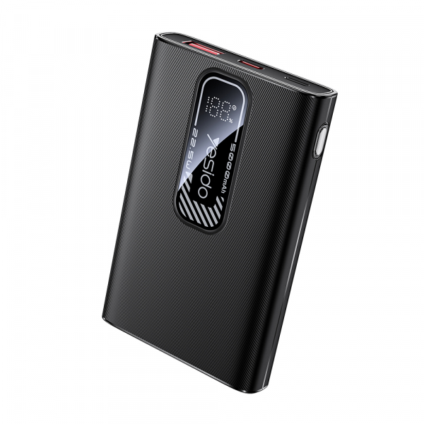 Baterie Externa Yesido YP92, 5000mAh, 22.5W, QC + PD, 1 x USB-A - 1 x USB-C, Neagra