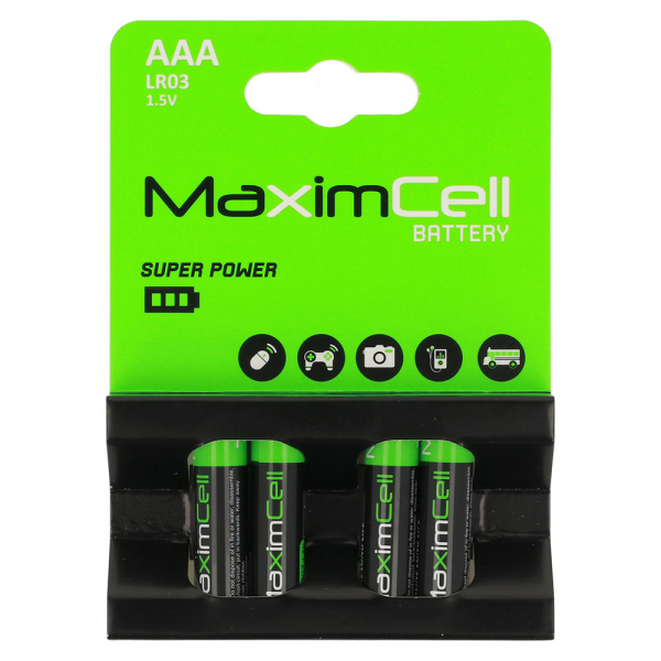 Baterie MaximCell Super Power, AAA / LR3, Set 4 bucati
