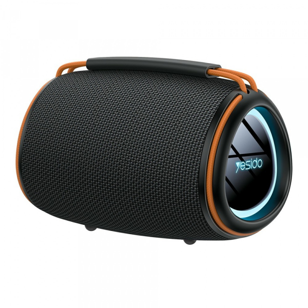 Boxa Portabila Bluetooth Yesido YSW39, 20W, TWS, RGB, Neagra