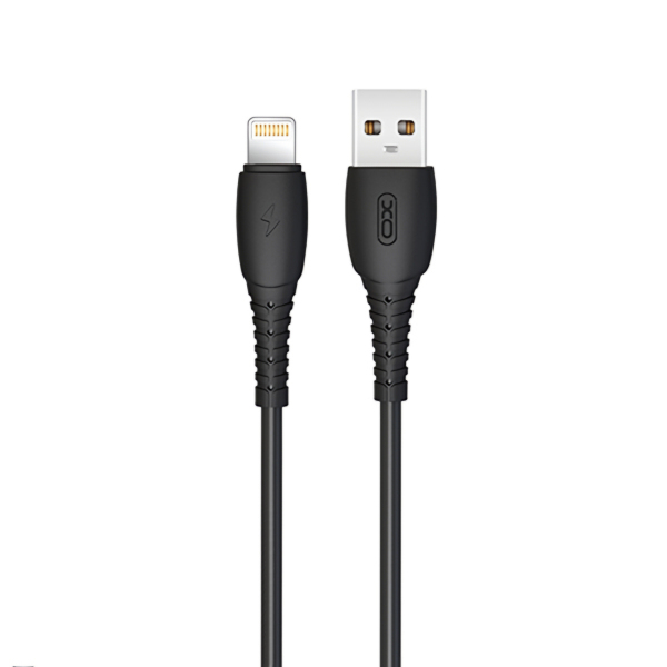 Cablu Date si Incarcare USB-A - Lightning XO Design NB-P163, 18W, 1m, Negru