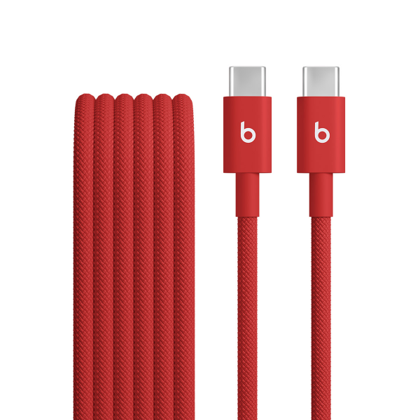 Cablu Date si Incarcare USB-C - USB-C Beats, 1.5m, Rosu MDGF4ZM/A