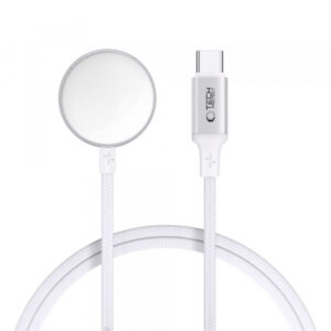 Incarcator Wireless Tech-Protect MC02 Ultraboost C pentru Apple Watch Series, USB-C, Alb