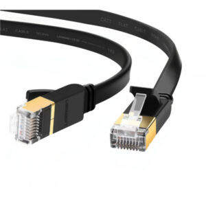 Cablu Retea UGREEN NW106 Flat, UTP, Cat7, 10m, Negru