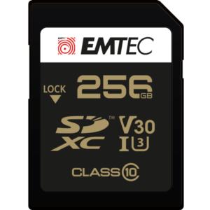 Card Memorie SDXC Emtec SpeedIn Pro, 256Gb, Clasa 10 / UHS-1 U3 ECMSD256GXC10SP
