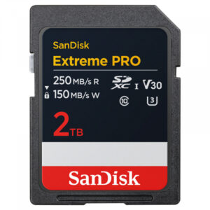 Card Memorie SDXC SanDisk Extreme Pro, 2TB, Clasa 10 / UHS-1 U3 SDSDXXD-2T00-GN4IN