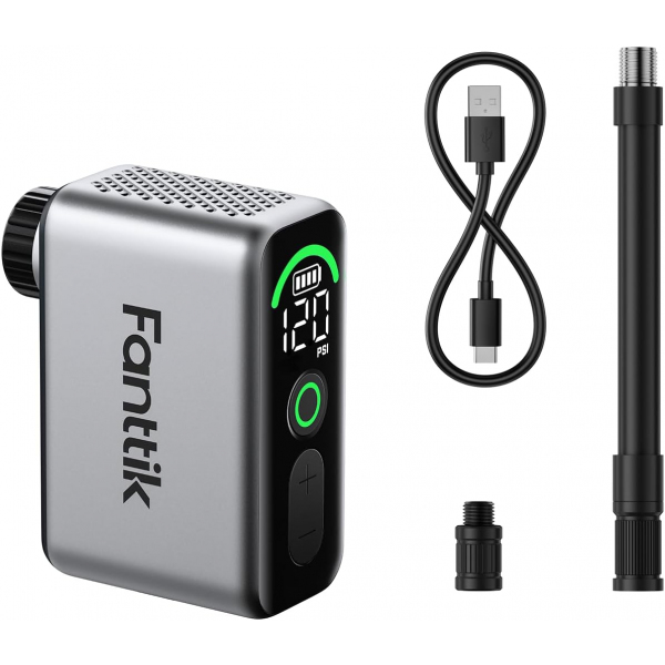 Compresor Bicicleta Fanttik X10 Ace Tiny, Gri