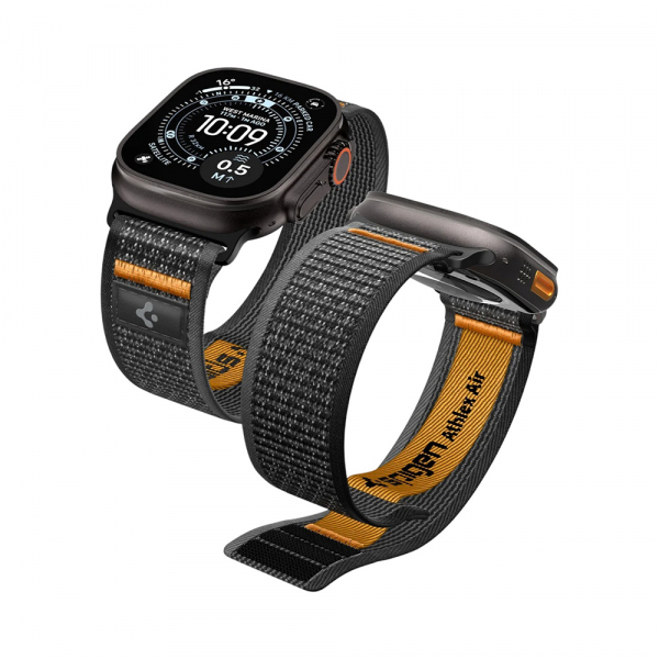 Curea Spigen Athlex Air 2 pentru Apple Watch 49mm / 46mm / 45mm / 44mm Series, Portocalie AMP10607