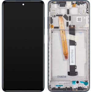 Display cu Touchscreen Xiaomi Poco X3 Pro, cu Rama, Negru, Service Pack 560002J20S00