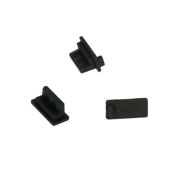 Dop Anti Praf Port OEM, microUSB, Set 10 bucati, Negru