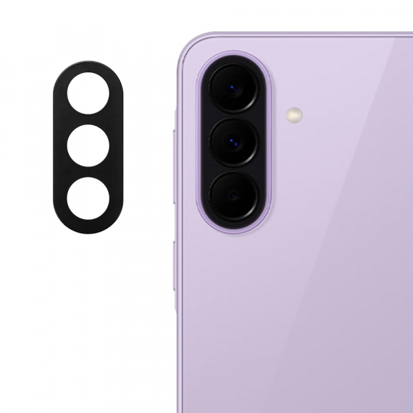 Folie de protectie Camera Spate Techsuit pentru Samsung Galaxy A37 5G, Sticla Securizata, Neagra