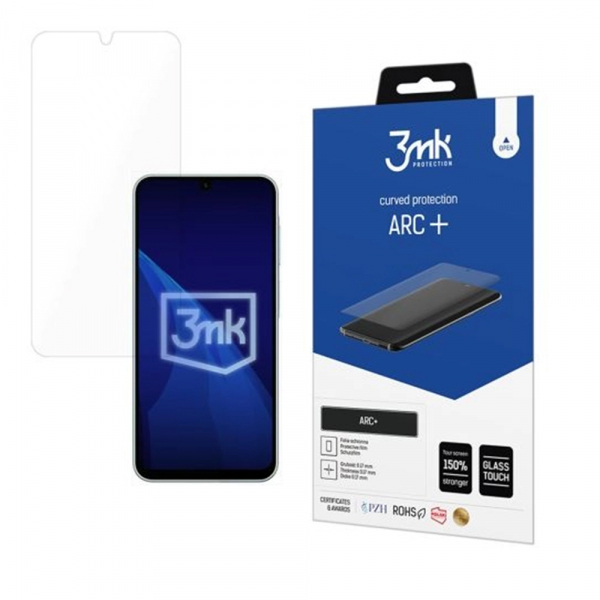 Folie de protectie Ecran 3MK ARC+ pentru Samsung Galaxy A27 5G, Plastic
