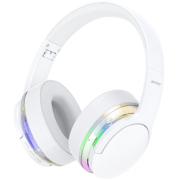 Handsfree Bluetooth BWOO BO-BW587, A2DP, ANC, Alb