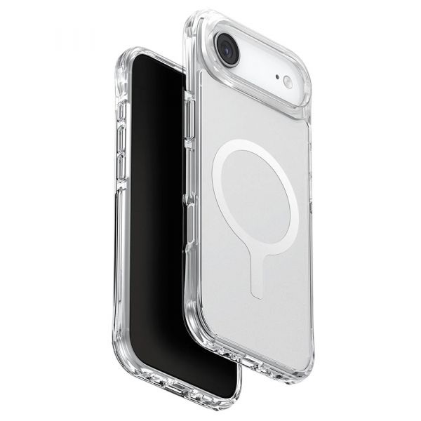 Husa MagSafe pentru Apple iPhone 17 Air, UNIQ, LifePro Xtreme MagClick, Transparenta