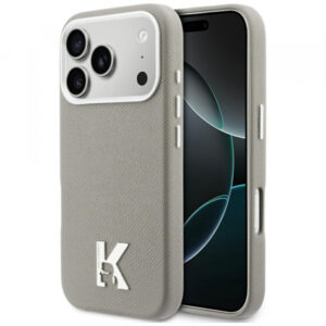 Husa MagSafe pentru Apple iPhone 18 Pro Max / 17 Pro Max, Karl Lagerfeld, Karl Head Logo, Gri