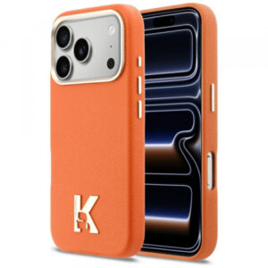 Husa MagSafe pentru Apple iPhone 18 Pro Max / 17 Pro Max, Karl Lagerfeld, Karl Head Logo, Portocalie