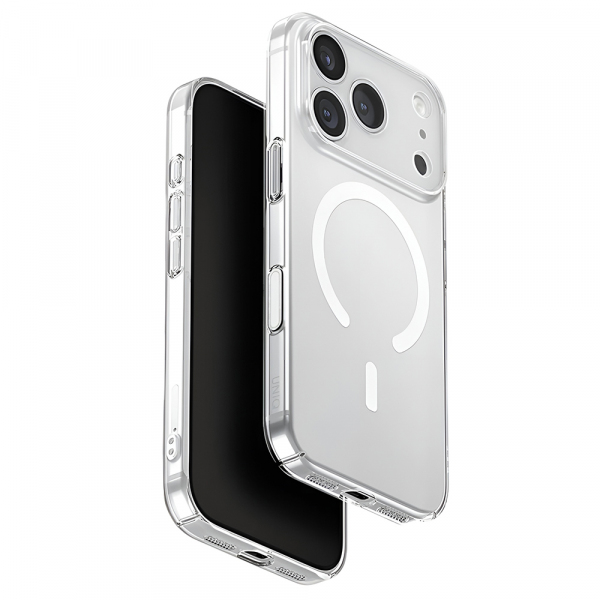 Husa MagSafe pentru Apple iPhone 18 Pro / 17 Pro, UNIQ, AirSuit MagClick, Transparenta