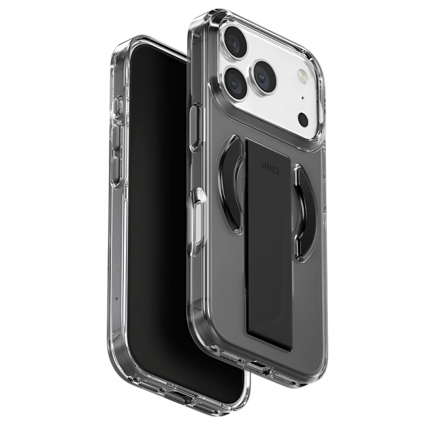 Husa MagSafe pentru Apple iPhone 18 Pro / 17 Pro, UNIQ, Heldro Air MagClick, Neagra