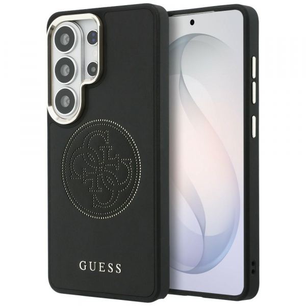 Husa MagSafe pentru Samsung Galaxy S26 Ultra S948, Guess, Perforated Logo, Neagra